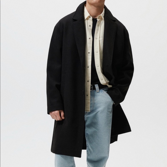Zara man relaxed fit coat - Picture 4 of 5
